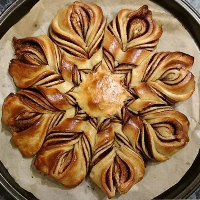 Hotovo buchta s nutelou v pekáči