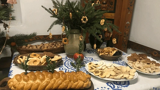 Vánočka s vajíčkem na Vánocích