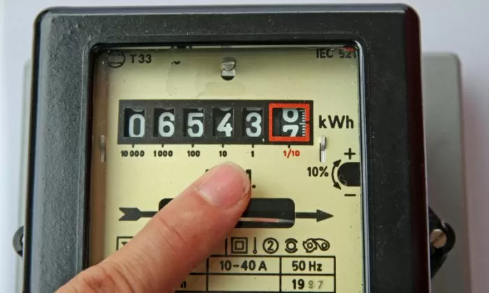Elektrický měřič spotřeby v kWh pro elektrokotel