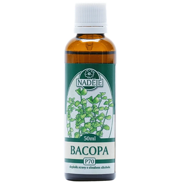 Bacopa doplněk stravy s obsahem alkoholu