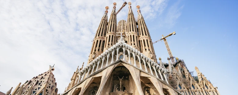 Sagrada Família, dílo architekta Antoni Gaudí v Barceloně.