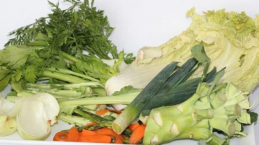 Čerstvá zelenina pro recept na vegetariánský kuskus.